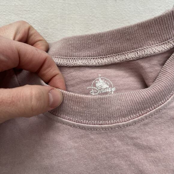 Disney Women’s Up Paradise Falls Spirit Jersey Long Sleeve Shirt Size S Pink - Picture 12 of 12